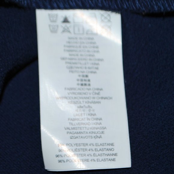 Michael Kors Silver Studded Navy Hi-low Top - L - Picture 9 of 12